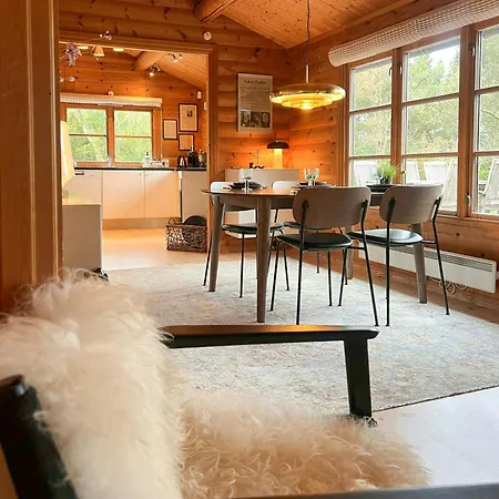 Log With Views Of Isefjorden Tatil Evi Skibby