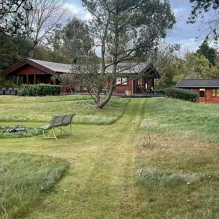 Tatil Evi Log With Views Of Isefjorden Skibby