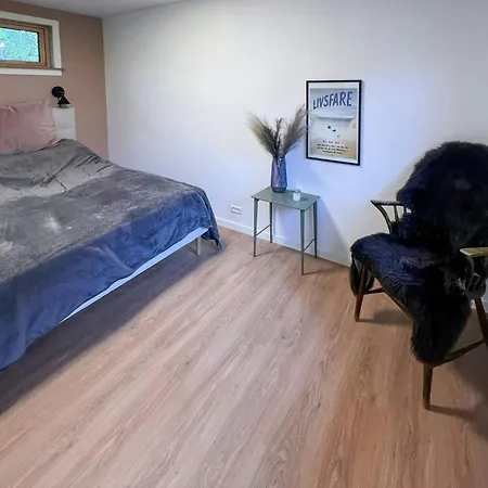 Tatil Evi Log With Views Of Isefjorden Skibby