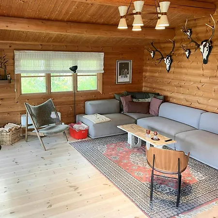 Tatil Evi Log With Views Of Isefjorden