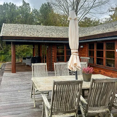 Tatil Evi Log With Views Of Isefjorden Skibby